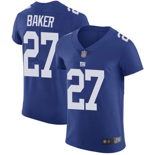 Men New York Giants 27 Deandre Baker Royal Blue Team Color Vapor Untouchable Limited Player Football NFL Jersey
